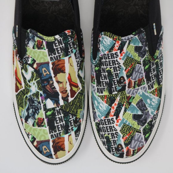 Toms x Marvel Baja Slip On Low Tops Avengers New main image 4